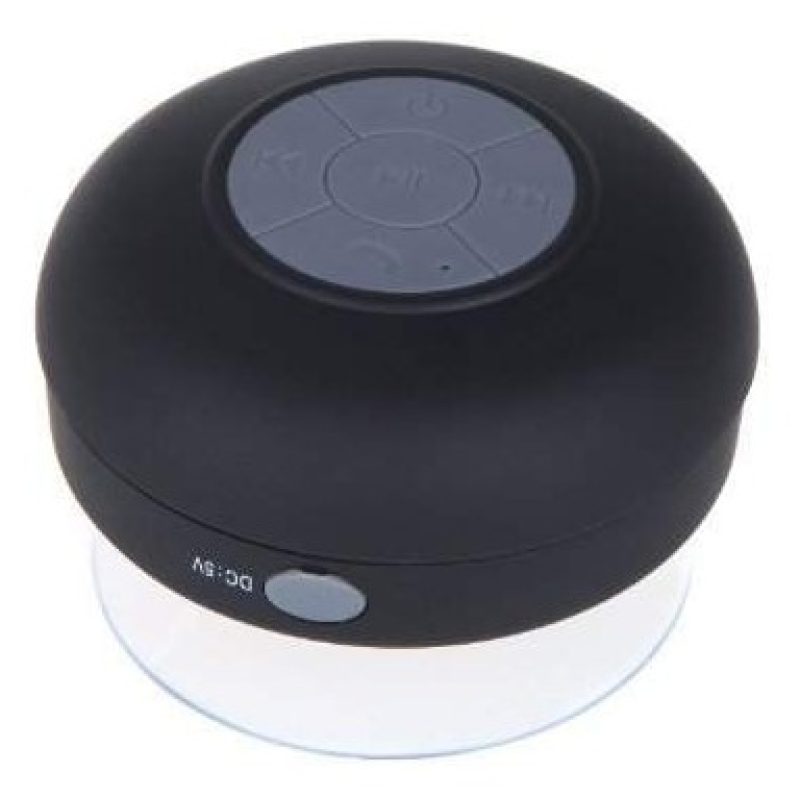 Cassa altoparlante Speaker Bluetooth impermeabile con ventosa per uso in bagno, spiaggia, piscina