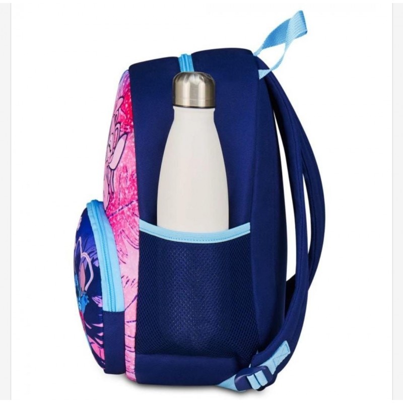 Seven Zainetto Asilo Stitch con Tasche e Zip Colorate – Schienale e...