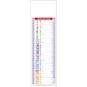 Generico Calendario muro Olandese lungo e stretto 2026 ufficio casa...