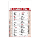 Calendario 2026 Olandesi Olandese da Muro con note Numeri Grandi Maxi 3PZ