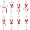 Fascia porta bimbo bimba bebe neonato mamma marsupio trasporto mani libere