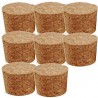 8x Tappi di sughero bottiglie bottiglia assortiti varie misure boccette cucina