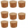 8x Tappi di sughero bottiglie bottiglia assortiti varie misure boccette cucina