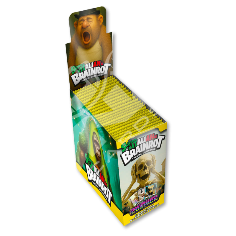 Skifidol Italian Brainrot Box 24 Bustine Carte TCG Skifidol Allucin...