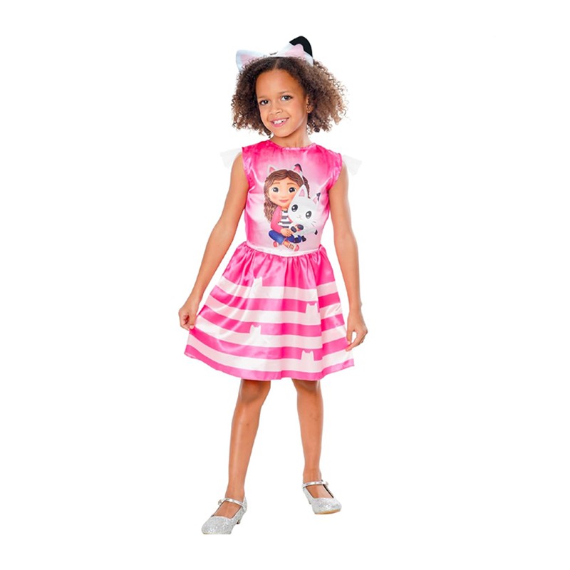 Rubies Costume Gabbys Dollhouse Costume carnevale Bambina 3-5 anni vestito
