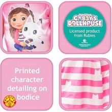 Rubies Costume Gabbys Dollhouse Costume carnevale Bambina 3-5 anni vestito