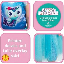 Rubies Costume Gabby Siregatta Costume carnevale Bambina 3-5 anni vestito