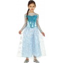 Costume carnevale principessa Elsa nevi vestito Guirca bambina 3-11 anni