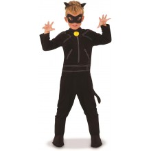 Costume gatto nero Rubie's Miraculous Ladybug Cat Noir chat bambino