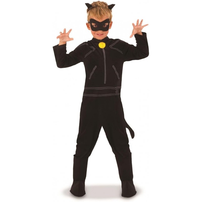 Costume gatto nero Rubie's Miraculous Ladybug Cat Noir chat bambino