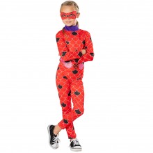 Costume Ladybug Rubie's Miraculous vestito coccinella rossa bambina