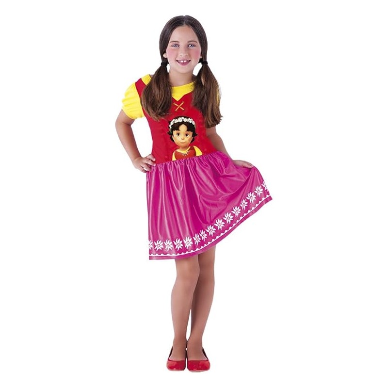Costume Heidi Rubie's official vestito bambina travestimento carnevale 3-7 anni