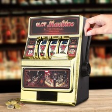 Salvadanaio mini Slot Machine Leva Stile Las Vegas Gioco Arcade Idea Regalo