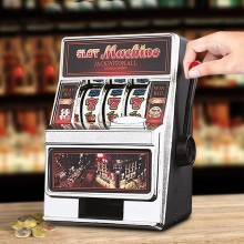 Salvadanaio mini Slot Machine Leva Stile Las Vegas Gioco Arcade Idea Regalo