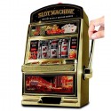 Salvadanaio mini Slot Machine Leva Stile Las Vegas Gioco Arcade 24x37 cm