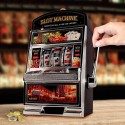 Salvadanaio mini Slot Machine Leva Stile Las Vegas Gioco Arcade 24x37 cm