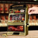 Salvadanaio mini Slot Machine Leva Stile Las Vegas Gioco Arcade 24x37 cm