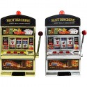 Salvadanaio mini Slot Machine Leva Stile Las Vegas Gioco Arcade 24x37 cm