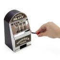 Salvadanaio mini Slot Machine Leva Stile Las Vegas Gioco Arcade 13x18 cm