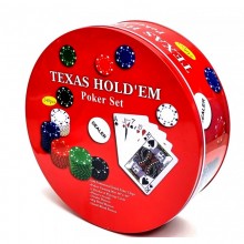 Poker texas hold'em set 2 mazzi carte 240 chips fiches panno verde bottone gioco