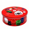 Generico Poker texas hold'em set 2 mazzi carte 240 chips fiches pan...