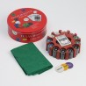 Generico Poker texas hold'em set 2 mazzi carte 240 chips fiches pan...