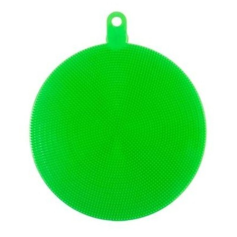 Set 3 Spugnette piatti stoviglie silicone salviette non abrasive antibatteriche
