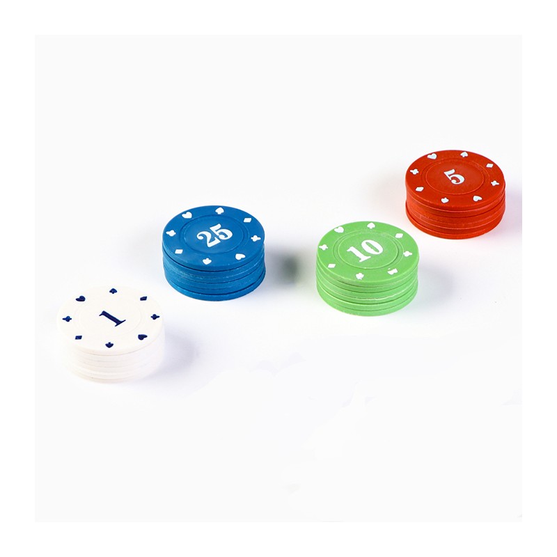 Generico 1 mazzo di Carte da gioco poker 52 plastificate Black Jack...
