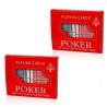 4x mazzi Carte da gioco poker 52 carte plastificate giochi Ramino B...
