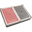 4x mazzi Carte da gioco poker 52 carte plastificate giochi Ramino Burraco scala 