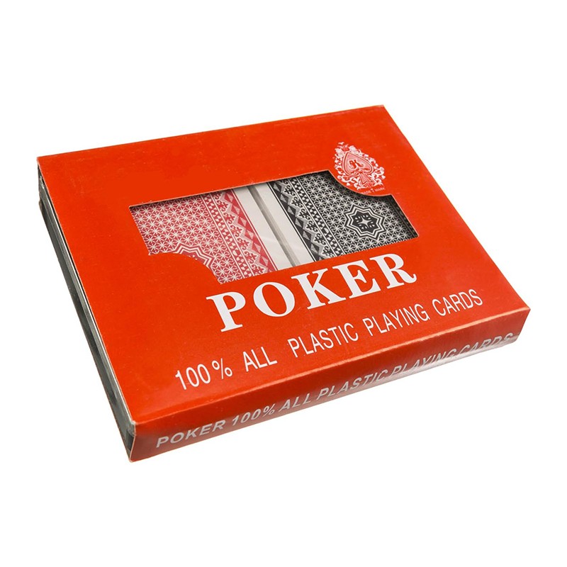 4x mazzi Carte da gioco poker 52 carte plastificate giochi Ramino B...