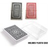 4x mazzi Carte da gioco poker 52 carte plastificate giochi Ramino B...
