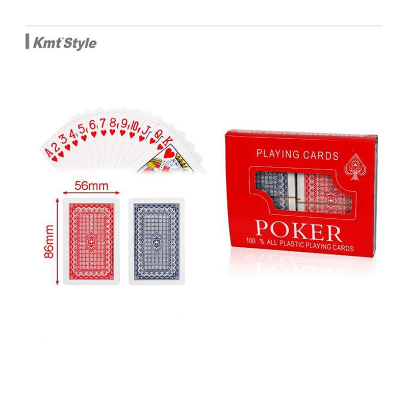 4x mazzi Carte da gioco poker 52 carte plastificate giochi Ramino B...