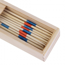 Mikado Spiel shangai gioco da tavola società stecchini bastoncini scatola Legno