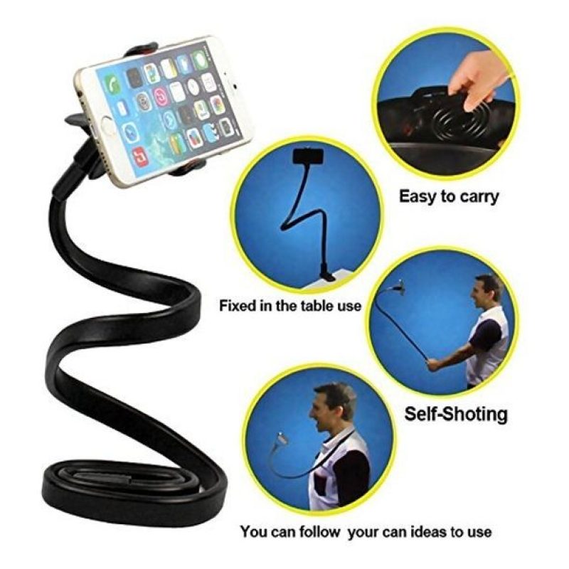Supporto telefono snodabile cellulare pinza intorno collo comodo smartphone