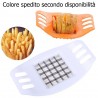 Accessorio lame patatine fritte affetta patate chips french fries cucina verdura