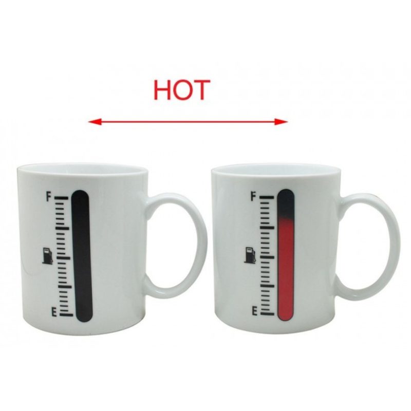 Tazza termica termosensibile magica calore indicatore serbatoio vuoto pieno