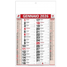 100 pezzi Calendario muro Olandese lungo e stretto 2026 ufficio casa pratico