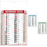 100 pezzi Calendario muro Olandese lungo e stretto 2026 ufficio cas...