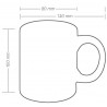 Tazza termica termosensibile magica calore indicatore serbatoio vuoto pieno