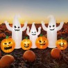 Set Zucche Gonfiabili Halloween 2.4 m con Pompa Decorazione LED e F...