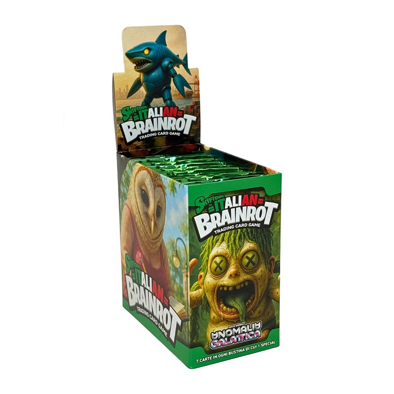 Skifidol Italian Brainrot Box 24 Bustine Carte TCG Skifidol univers...