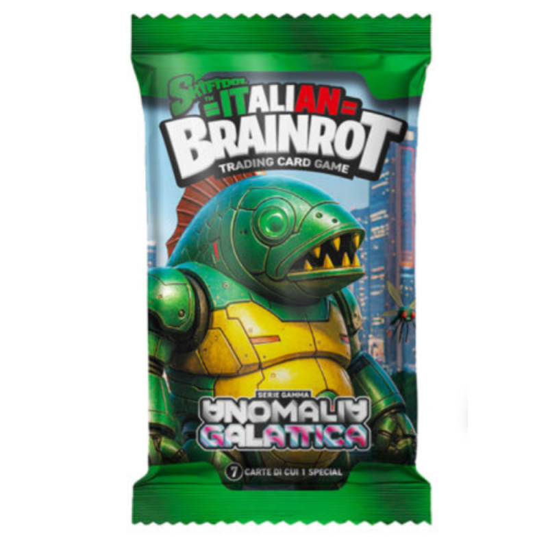 Skifidol Album Skifidol Italian Brainrot + 7 Carte Universo Anomali...