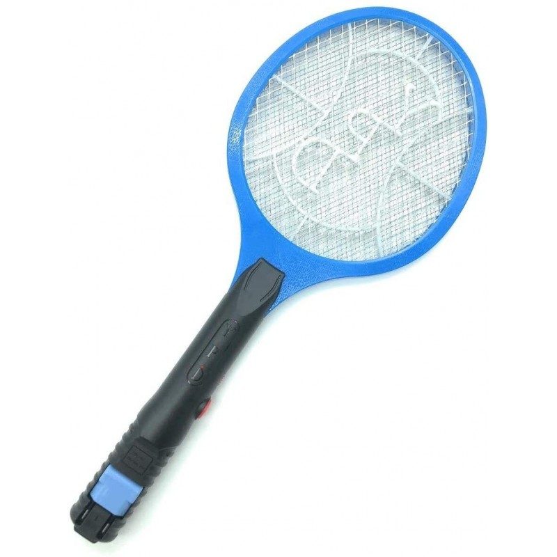 2 Racchetta Ricaricabile Fulmina Zanzare Anti Insetti Mosche Elettr...