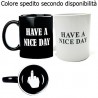 Tazza termica termosensibile magica calore teschio scheletro pistole incrociate