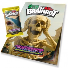 Album Skifidol Italian Brainrot + 7 Carte Universo Allucinazione Cosmica