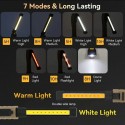 Lampada Torcia lavoro calamita portatile ricaricabile LED USB power bank