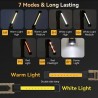 Generico Lampada Torcia lavoro calamita portatile ricaricabile LED ...