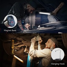 Lampada Torcia lavoro calamita portatile ricaricabile LED USB power bank