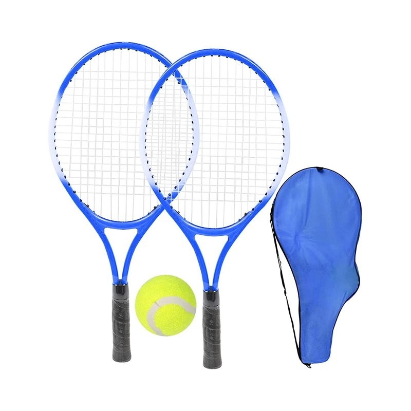 Set Tennis 2 Giocatori con Racchette Leggere, Pallina e Custodia a Tracolla – Gioco all’Aperto